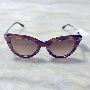 Women’s Brown and Gold Victoria Beckham Sunglasses